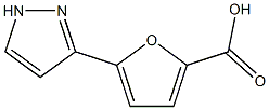 5-(1H-PYRAZOL-3-YL)-2-FUROIC ACID Struktur