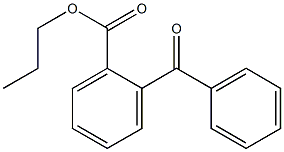 propyl benzoylbenzoate Struktur