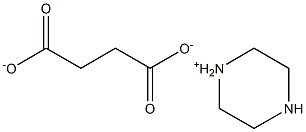 succinate piperazinium Struktur