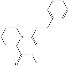 Ethyl N- Cbz -piperidine-2-carboxylate Struktur