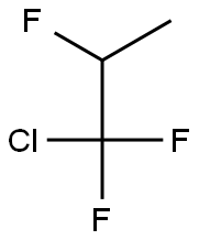 1-Chloro-1,1,2-trifluoropropane Struktur