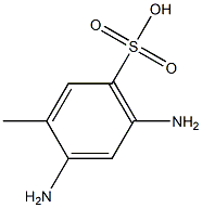 2,4-DIAMINOTOLUENE-5-SULFONIC ACID Struktur