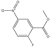 2-FLUORO-5-NITROBENZOIC ACID METHYL ESTER Struktur