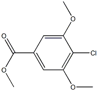 4-CHLORO-3,5-DIMETHOXYBENZOIC ACID METHYL ESTER Struktur