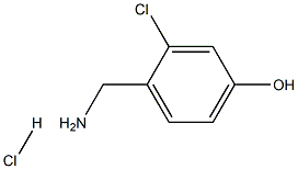 2-CHLORO-4-HYDROXYBENZYLAMINE Hydrochloride Struktur