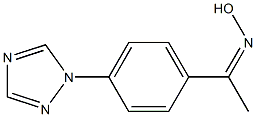 1-[4-(1H-1,2,4-TRIAZOL-1-YL)PHENYL]ETHANONE OXIME Struktur