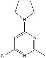 4-CHLORO-2-METHYL-6-PYRROLIDIN-1-YL-PYRIMIDINE, 95+% Struktur