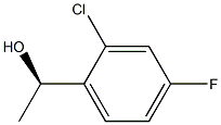 (1R)-1-(2-CHLORO-4-FLUOROPHENYL)ETHANOL Struktur