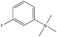 1-(TRIMETHYLSILYL)-3-FLUOROBENZENE 96% Struktur