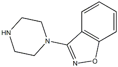 3-(1-PIPERAZINO)-1,2-BENZISOXAZOLE Struktur