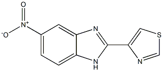 5-NITRO-2-(1,3-THIAZOL-4-YL)-1H-BENZIMIDAZOLE Struktur