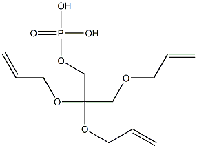 PHOSPHORIC ACID MONO-(2,2,3-TRIS-ALLYLOXY-PROPYL) ESTER Struktur