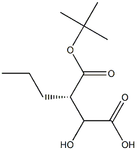 (3S)-3-(tert-butoxycarbonyl)-2-hydroxyhexanoic acid Struktur