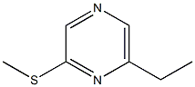 2-METHYLTHIO-6-ETHYLPYRAZINE Struktur