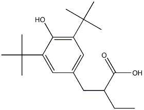 ETHYL-3,5-DI-T-BUTYL-4-HYDROXYPHENYLPROPIONATE Struktur