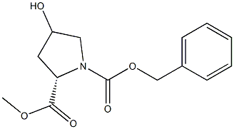 N-CBZ-4-HYDROXY-L-PROLINE METHYL ESTER Struktur