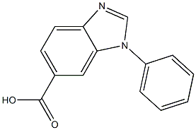 1-PHENYL-1H-BENZIMIDAZOLE-6-CARBOXYLIC ACID Struktur