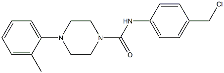 N-[4-(CHLOROMETHYL)PHENYL]-4-(2-METHYLPHENYL)PIPERAZINE-1-CARBOXAMIDE