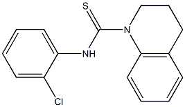 N1-(2-chlorophenyl)-1,2,3,4-tetrahydroquinoline-1-carbothioamide Struktur