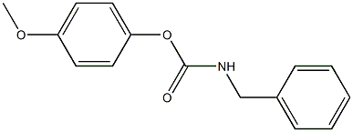 4-methoxyphenyl N-benzylcarbamate Struktur