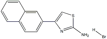 4-(2-naphthyl)-1,3-thiazol-2-amine hydrobromide Struktur