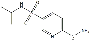 6-hydrazino-N-isopropylpyridine-3-sulfonamide Struktur