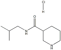 N-isobutylpiperidine-3-carboxamide hydrochloride Struktur