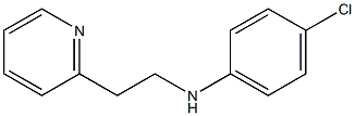 N1-[2-(2-pyridyl)ethyl]-4-chloroaniline Struktur