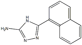 5-(1-naphthyl)-4H-1,2,4-triazol-3-amine Struktur