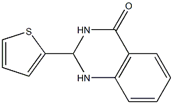 2-(2-thienyl)-2,3-dihydro-4(1H)-quinazolinone Struktur