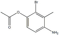 1-(4-Amino-2-bromo-3-methyl-phenyl)-acetic acid Struktur