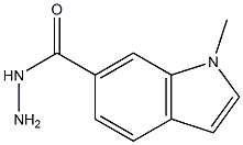 1-methyl-1H-indole-6-carbohydrazide Struktur