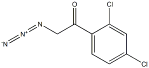 2-azido-1-(2,4-dichlorophenyl)ethanone Struktur