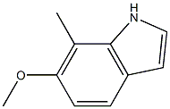 6-methoxy-7-methyl-1H-indole Struktur