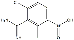 N-(3-carbamimidoyl-4-chloro-2-methylphenyl)-N-oxohydroxylammonium Struktur