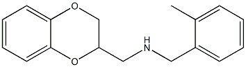 (2,3-dihydro-1,4-benzodioxin-2-ylmethyl)[(2-methylphenyl)methyl]amine Struktur