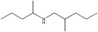 (2-methylpentyl)(pentan-2-yl)amine Struktur