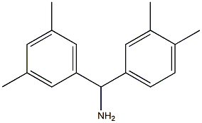 (3,4-dimethylphenyl)(3,5-dimethylphenyl)methanamine Struktur