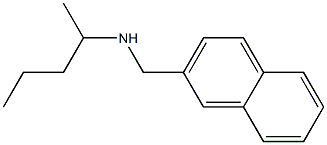 (naphthalen-2-ylmethyl)(pentan-2-yl)amine Struktur