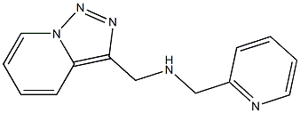 (pyridin-2-ylmethyl)({[1,2,4]triazolo[3,4-a]pyridin-3-ylmethyl})amine Struktur