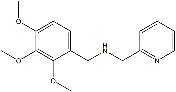 (pyridin-2-ylmethyl)[(2,3,4-trimethoxyphenyl)methyl]amine Struktur