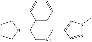 [(1-methyl-1H-pyrazol-4-yl)methyl][2-phenyl-2-(pyrrolidin-1-yl)ethyl]amine Struktur