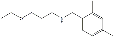 [(2,4-dimethylphenyl)methyl](3-ethoxypropyl)amine Struktur