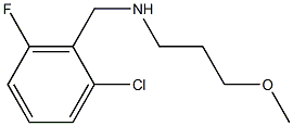 [(2-chloro-6-fluorophenyl)methyl](3-methoxypropyl)amine Struktur