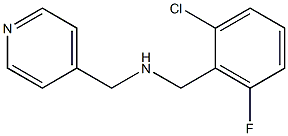 [(2-chloro-6-fluorophenyl)methyl](pyridin-4-ylmethyl)amine Struktur