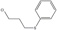 [(3-chloropropyl)thio]benzene Struktur