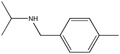 [(4-methylphenyl)methyl](propan-2-yl)amine Struktur