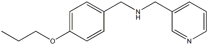 [(4-propoxyphenyl)methyl](pyridin-3-ylmethyl)amine Struktur