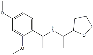 [1-(2,4-dimethoxyphenyl)ethyl][1-(oxolan-2-yl)ethyl]amine Struktur