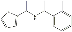 [1-(furan-2-yl)ethyl][1-(2-methylphenyl)ethyl]amine Struktur